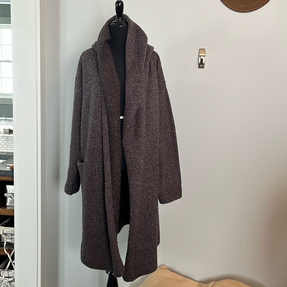 Lovestitch hooded topcoat